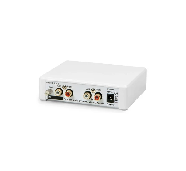 Pro-Ject Phono Box E - Phono előerősítő MM hangszedőkhöz, fehér