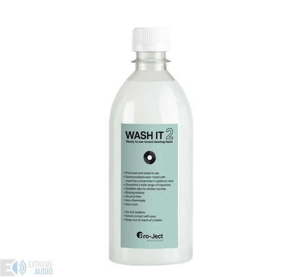 Pro-Ject Wash it 2 mosófolyadék VC-S és VC-E lemezmosóhoz - 500 ml