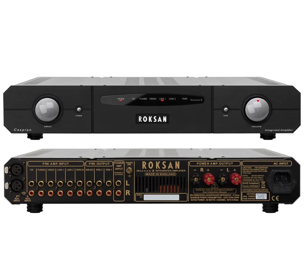 Roksan Caspian M2 sztereó integrált erősítő, fekete (BEMUTATÓ DARAB)
