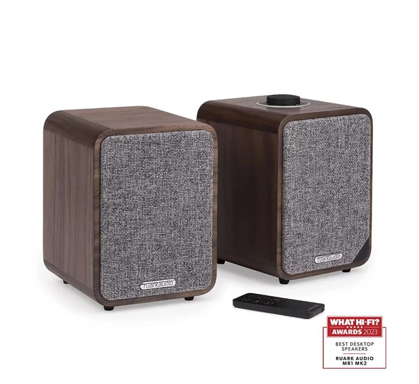Ruark MR1 Mk2 Bluetooth sztereó hangrendszer, dió