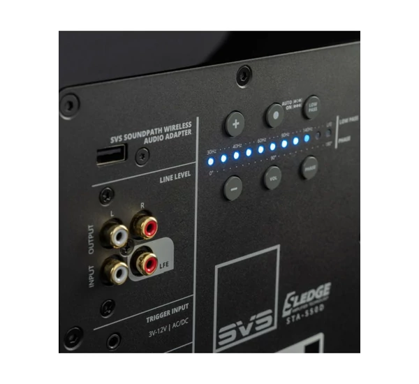 SVS PB-2000 Pro aktív mélysugárzó, fekete tölgy