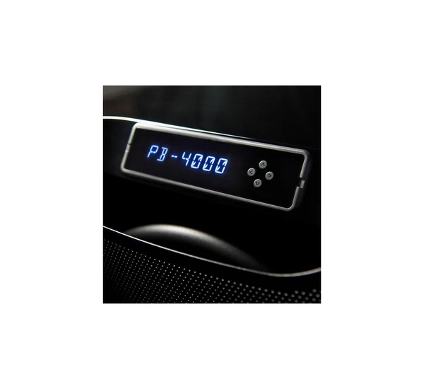 SVS PB-4000 aktív mélyláda, magasfényű fekete