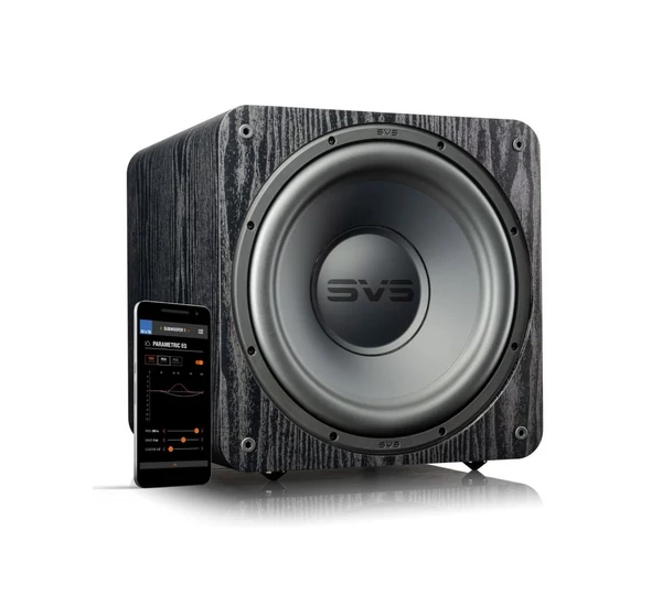SVS SB-1000 Pro aktív mélysugárzó, fekete tölgy