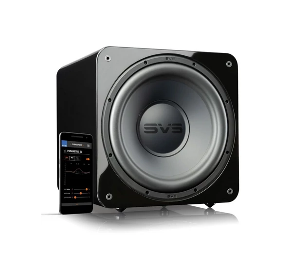 SVS SB-1000 Pro aktív mélysugárzó, magasfényű fekete