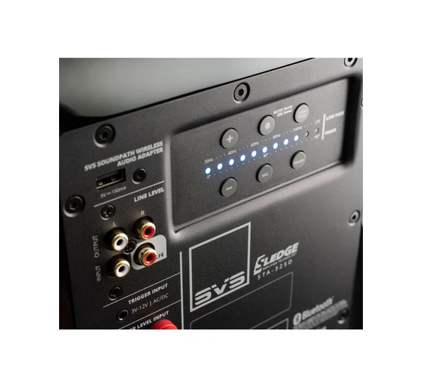 SVS SB-1000 Pro aktív mélysugárzó, fekete tölgy