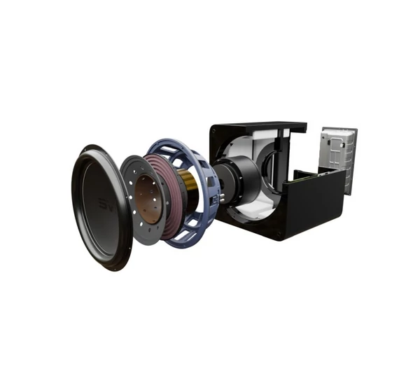 SVS SB-17 Ultra R|Evolution High-End aktív mélysugárzó, fekete tölgy