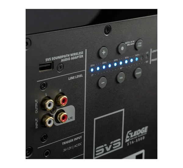 SVS SB-2000 Pro aktív mélysugárzó, fekete tölgy