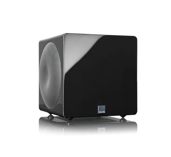 SVS 3000 Micro aktív mélysugárzó, magasfényű fekete