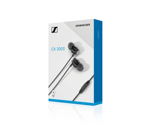 Sennheiser CX 300S fülhallgató, fekete