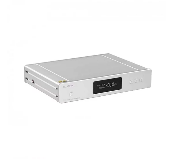 TOPPING D70S asztali DAC (MQA támogatással 32bit 768KHz DSD512), ezüst