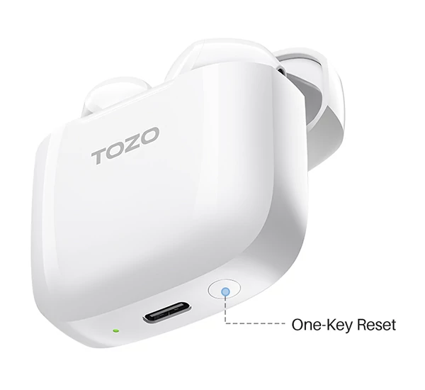 TOZO A3 Pro TWS fülhallgató, fehér