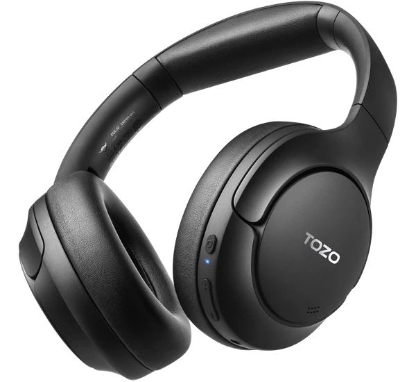 TOZO H10 zajszűrős fejhallgató, fekete