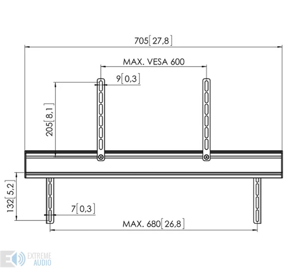 Vogel's SOUND3405 Soundbar állvány, fekete