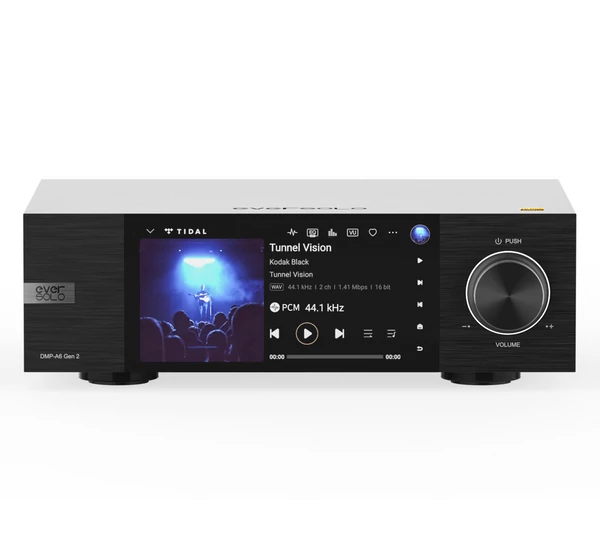 Zidoo Eversolo DMP-A6 Gen 2 streamer, D/A konverter, fekete