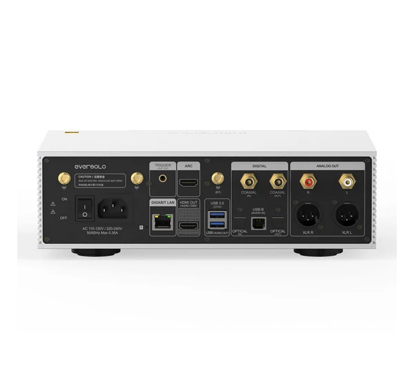 Zidoo Eversolo DMP-A6 Master Edition Gen 2 streamer, D/A konverter, fekete