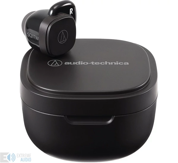 Audio-Technica ATH-SQ1TW True Wireless fülhallgató, fekete