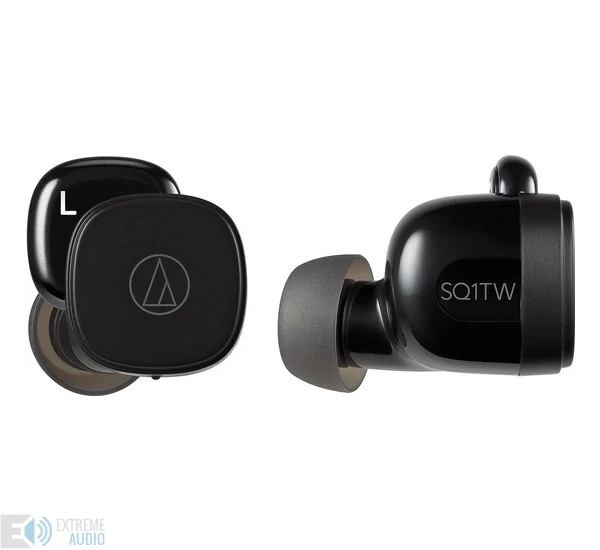 Audio-Technica ATH-SQ1TW True Wireless fülhallgató, fekete