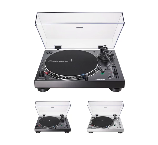 Audio-Technica AT-LP120X USB direkt hajtású lemezjátszó, fekete