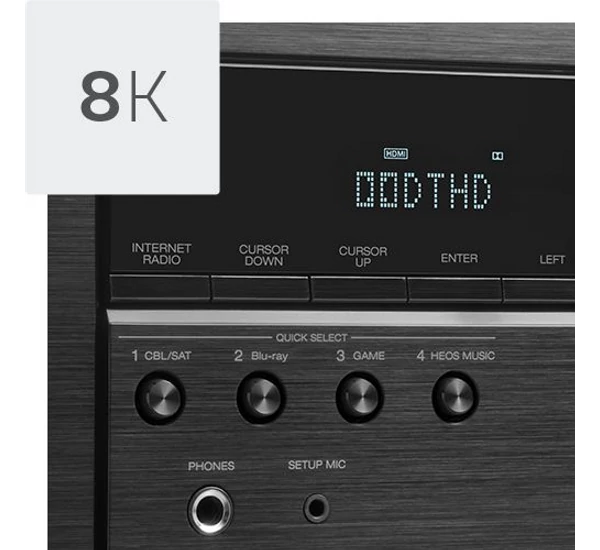 Denon AVC-S660H 5.2 8K házimozi erősítő, fekete