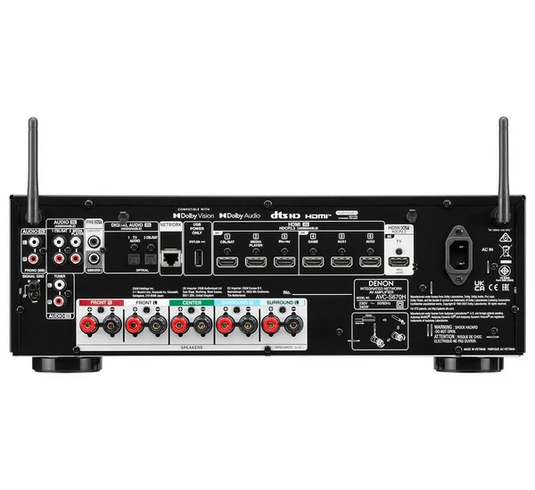 DENON AVC-S670H 5.2 házimozi erősítő, fekete