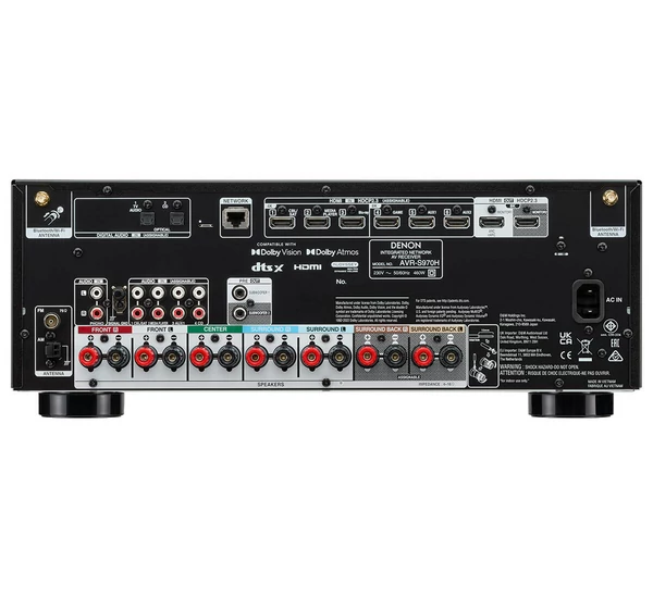 Denon AVR-S970H 7.2 házimozi erősítő, fekete