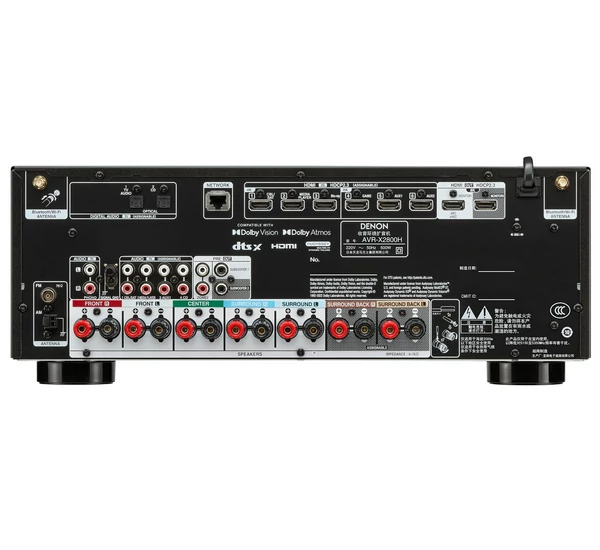 Denon AVR-X2800H 7.2 házimozi erősítő, fekete