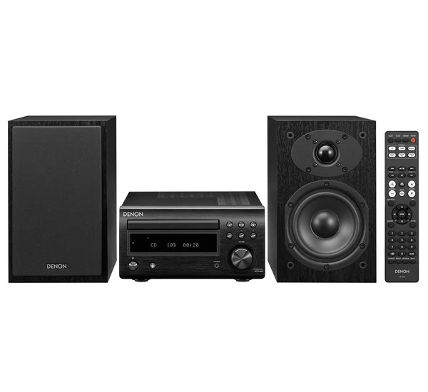 DENON D-M41 Mikro Hi-Fi komponens rendszer, fekete-fekete