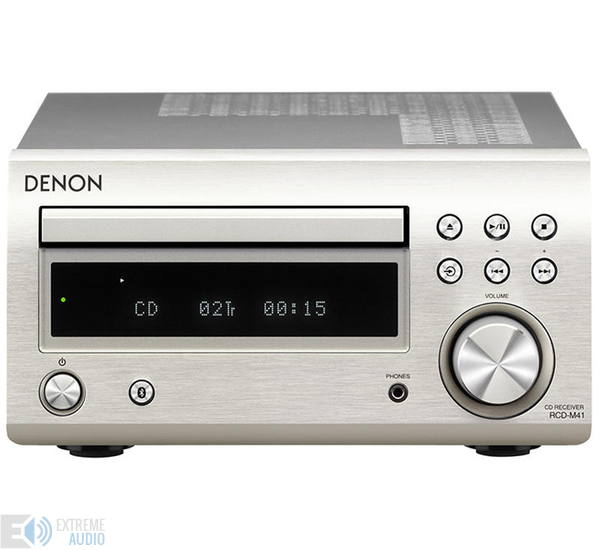 Denon RCD-M41 Sztereó CD/rádióerősítő, ezüst
