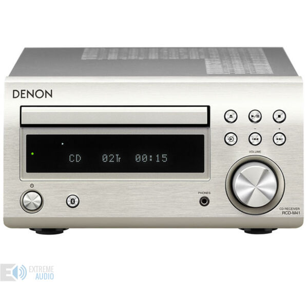 Denon RCD-M41 DAB+ Sztereó CD/rádióerősítő, ezüst