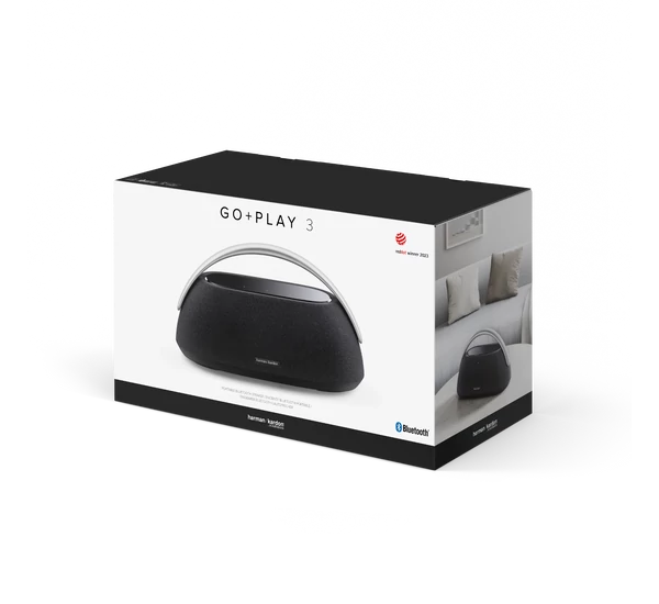 Harman Kardon Go + Play 3 hordozható Bluetooth hangszóró, fekete