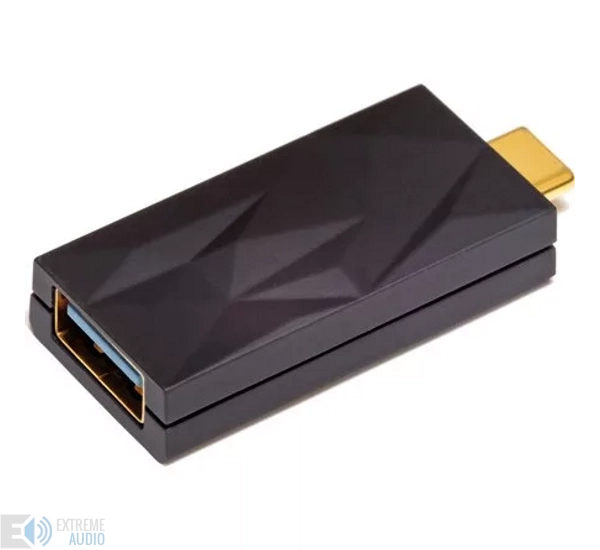 iFi Audio iSilencer+ CA USB-C -> USB 3.0 A M/F zavarszűrő fekete