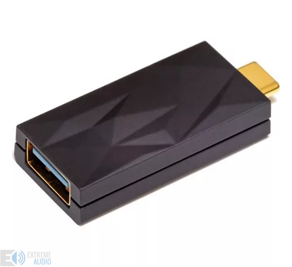 iFi Audio iSilencer+ CA USB-C -> USB 3.0 A M/F zavarszűrő fekete