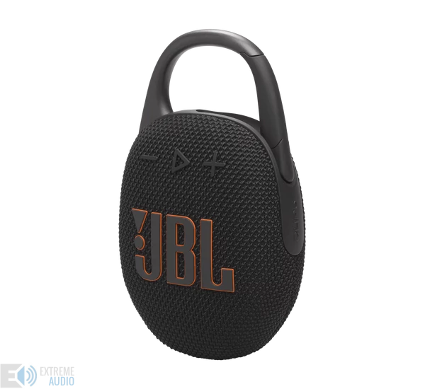 JBL Clip 5 hordozható bluetooth hangszóró, fekete