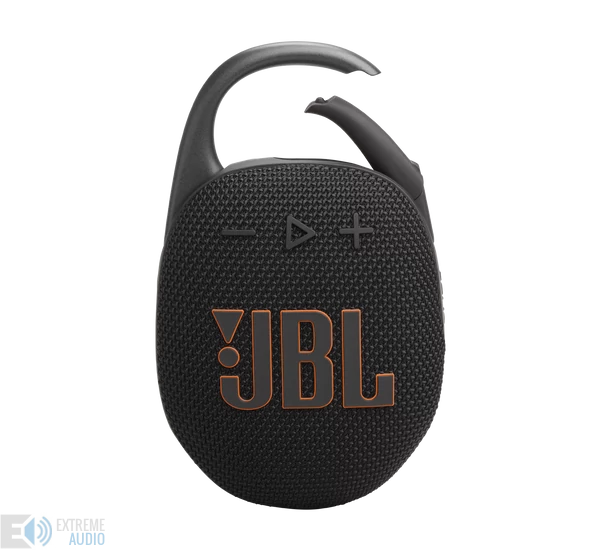 JBL Clip 5 hordozható bluetooth hangszóró, fekete