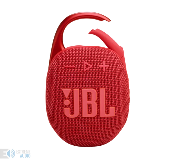 JBL Clip 5 hordozható bluetooth hangszóró, piros