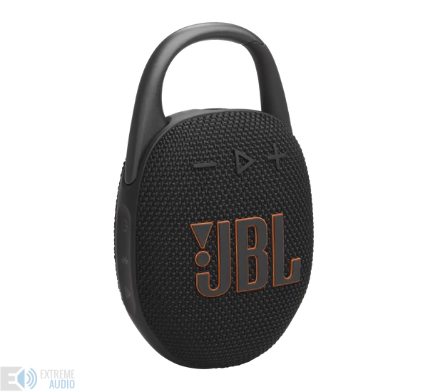 JBL Clip 5 hordozható bluetooth hangszóró, fekete