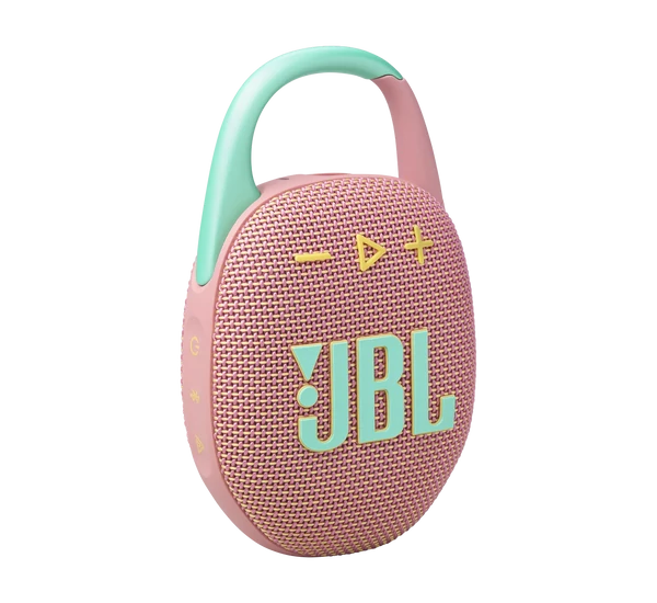 JBL Clip 5 hordozható bluetooth hangszóró, pink