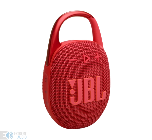 JBL Clip 5 hordozható bluetooth hangszóró, piros