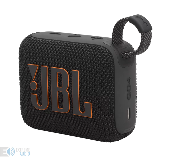 JBL GO 4  hordozható bluetooth hangszóró, fekete