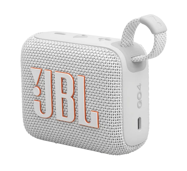 JBL GO 4  hordozható bluetooth hangszóró, fehér