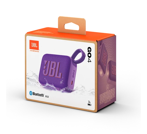 JBL GO 4  hordozható bluetooth hangszóró, lila