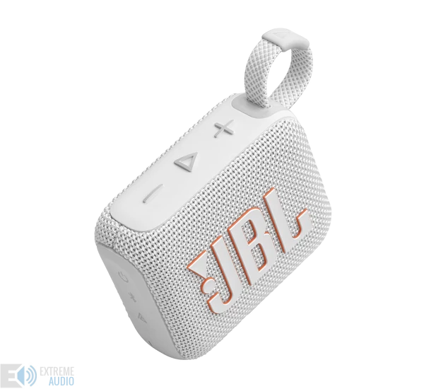 JBL GO 4  hordozható bluetooth hangszóró, fehér