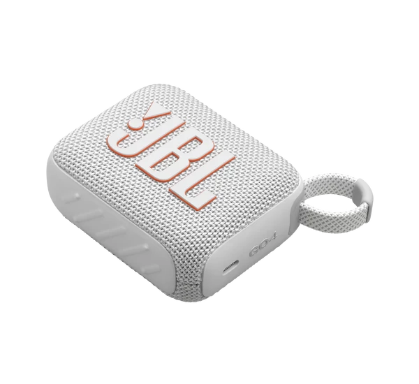 JBL GO 4  hordozható bluetooth hangszóró, fehér