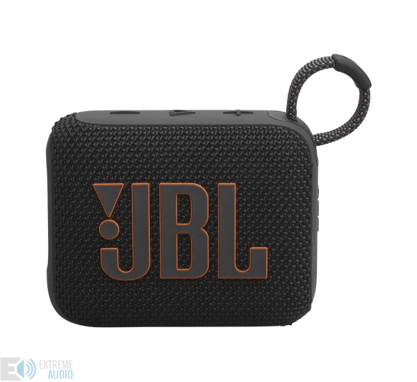 JBL GO 4  hordozható bluetooth hangszóró, fekete