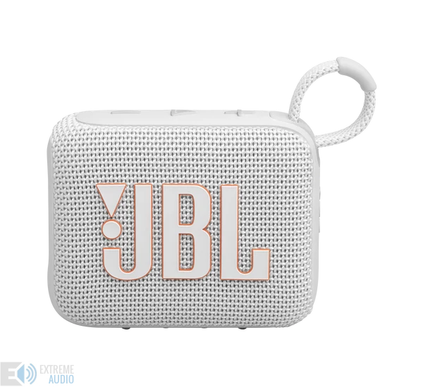 JBL GO 4  hordozható bluetooth hangszóró, fehér