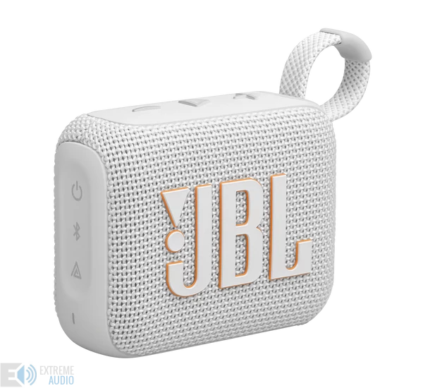 JBL GO 4  hordozható bluetooth hangszóró, fehér