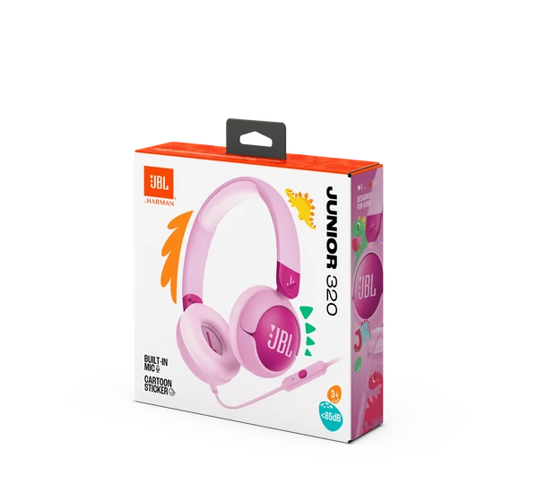 JBL Junior 320 vezetékes fejhallgató, lila