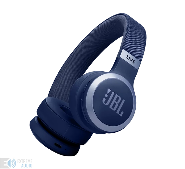 JBL Live 670NC Bluetooth fejhallgató, kék