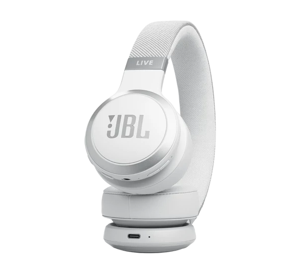JBL Live 670NC Bluetooth fejhallgató, fehér