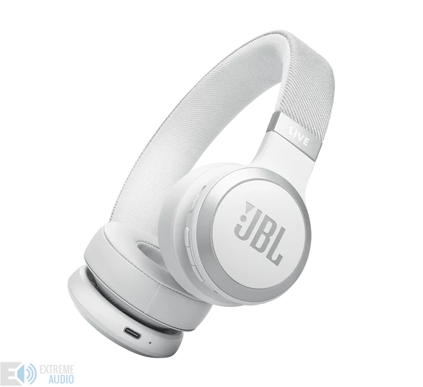 JBL Live 670NC Bluetooth fejhallgató, fehér